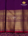 Purple brocade Kanjivaram-sv222