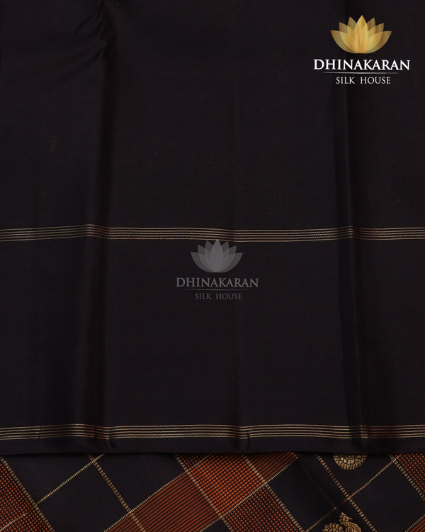 Snuff silk On Silk Kanjivaram-sar2676