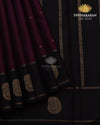 Wine Colour Butta Saree- sar2394