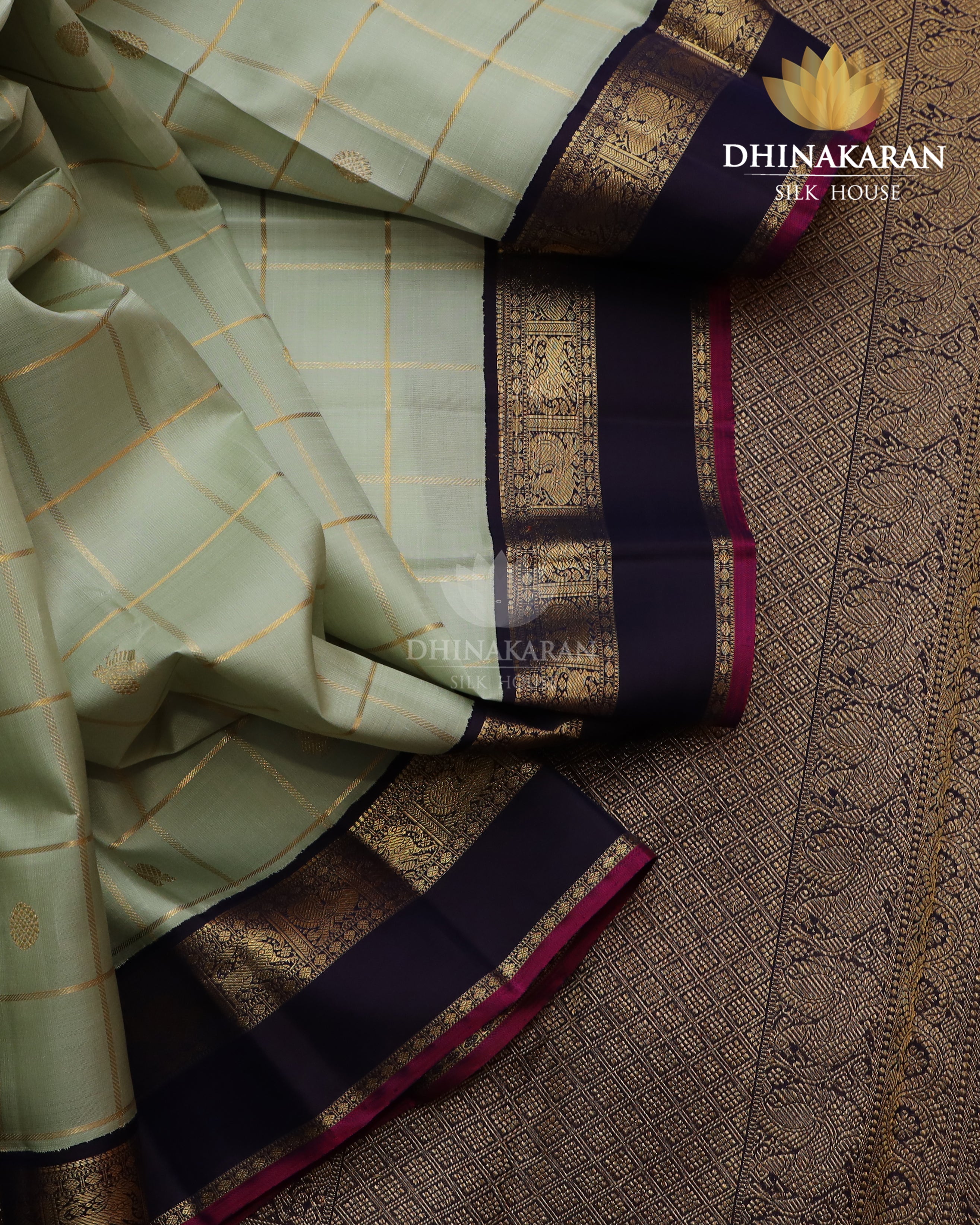 Sage Green Kanjivaram-sv959