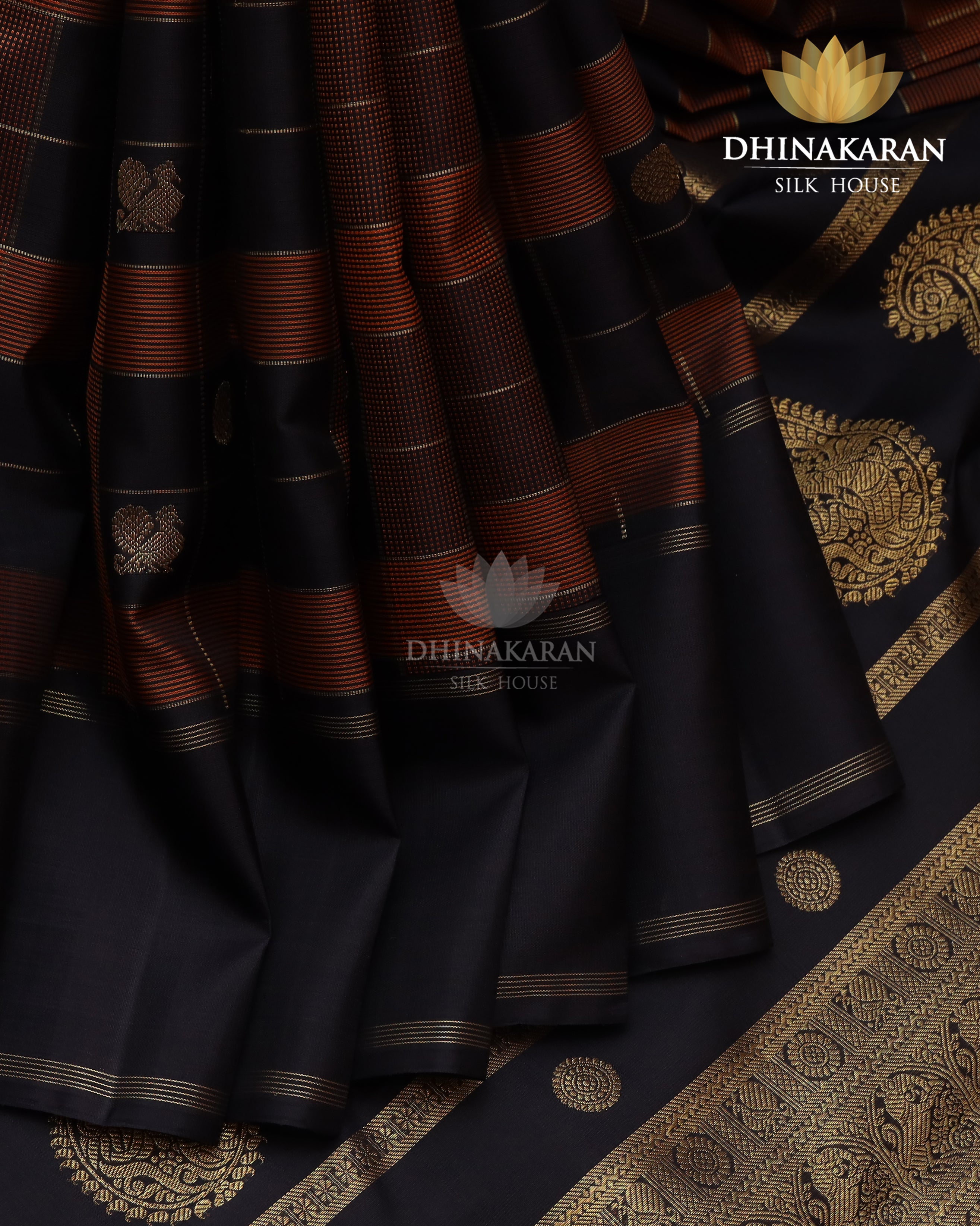Snuff silk On Silk Kanjivaram-sar2676