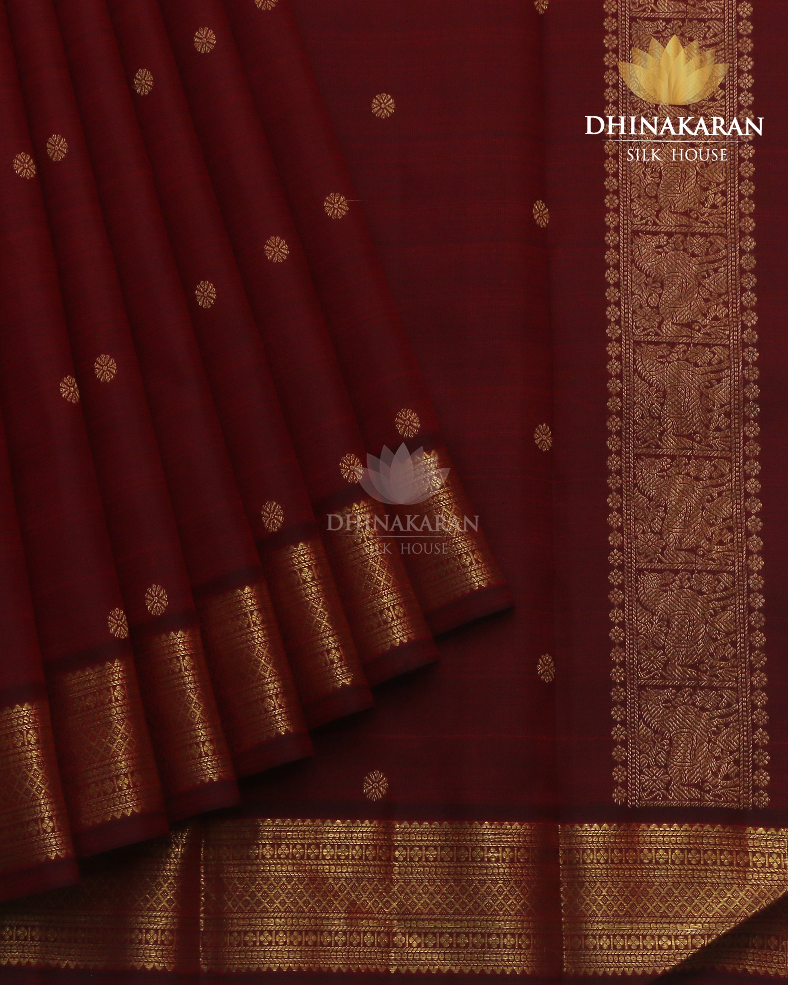 Deep Maroon Kanjivaram-sau1094