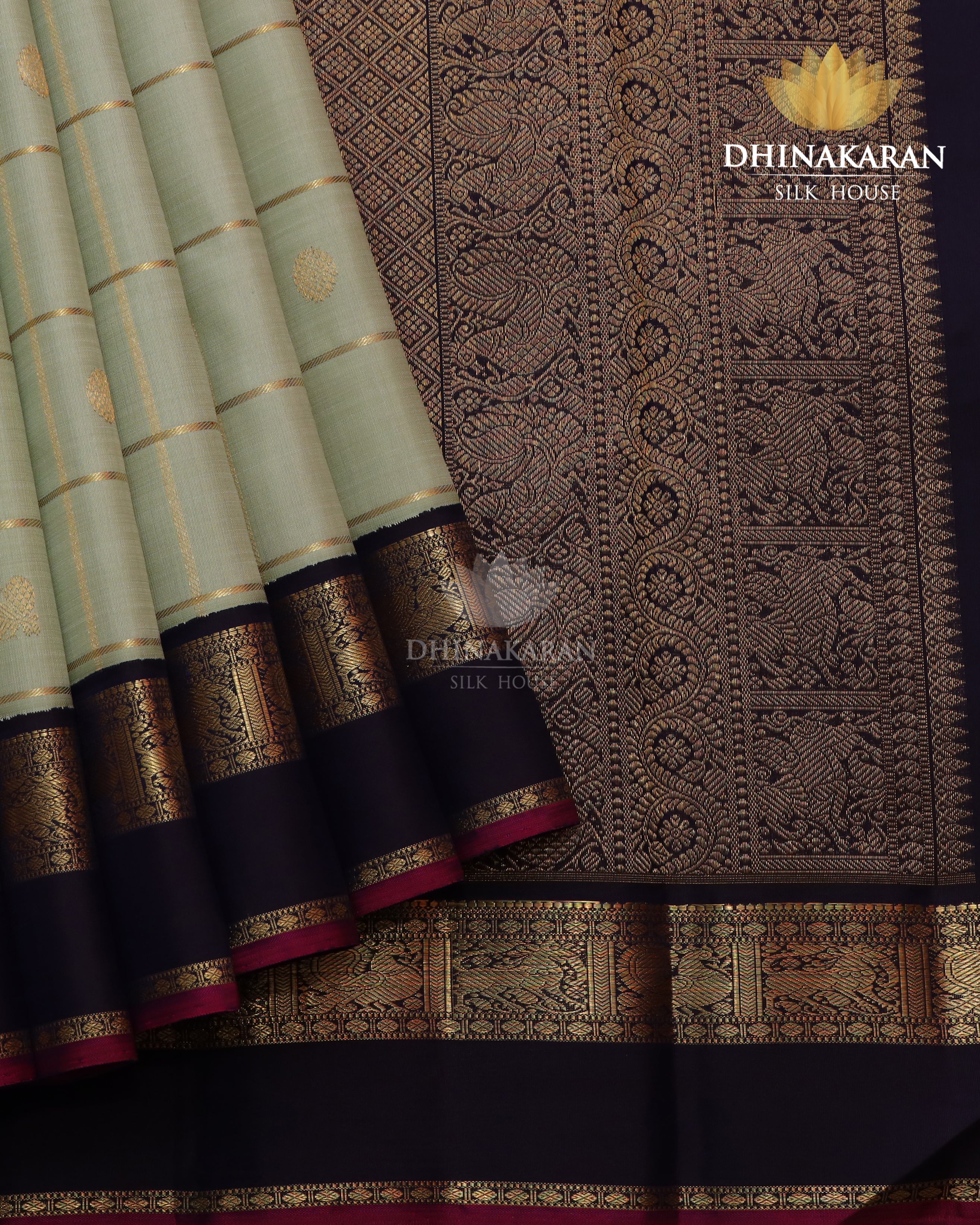 Sage Green Kanjivaram-sv959