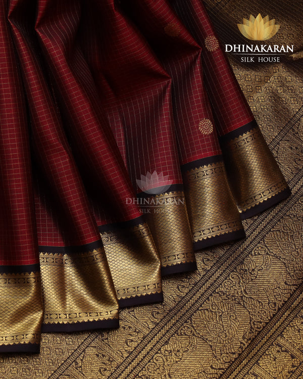 Ruby Red Oosi Kanjivaram-sau2012