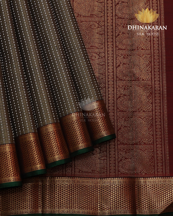 Olive Green Kanjivaram-sau2232
