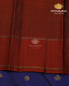 Midnight blue & Rust Kanjivaram-sar2534