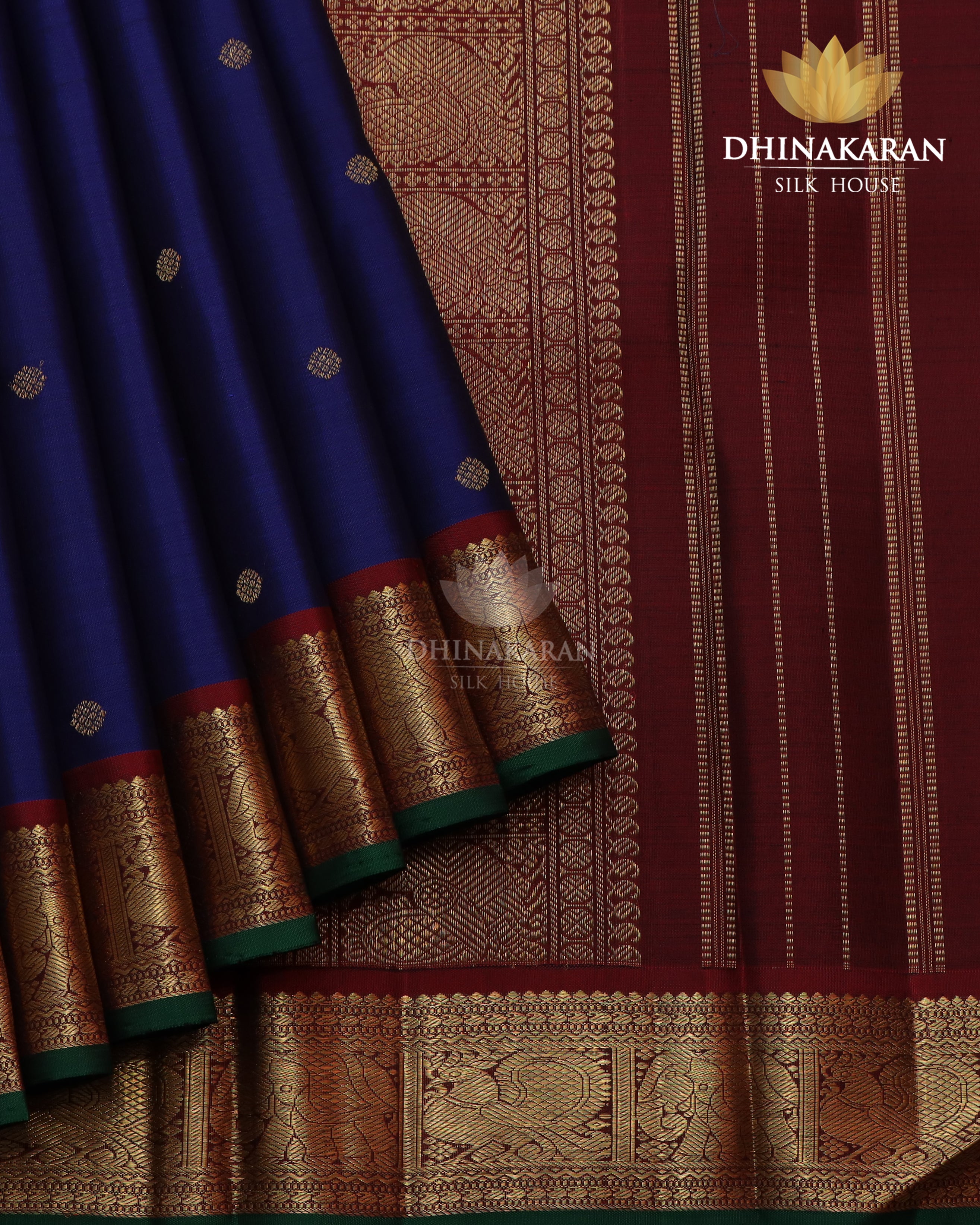 Midnightblue Kanjivaram-sau4024