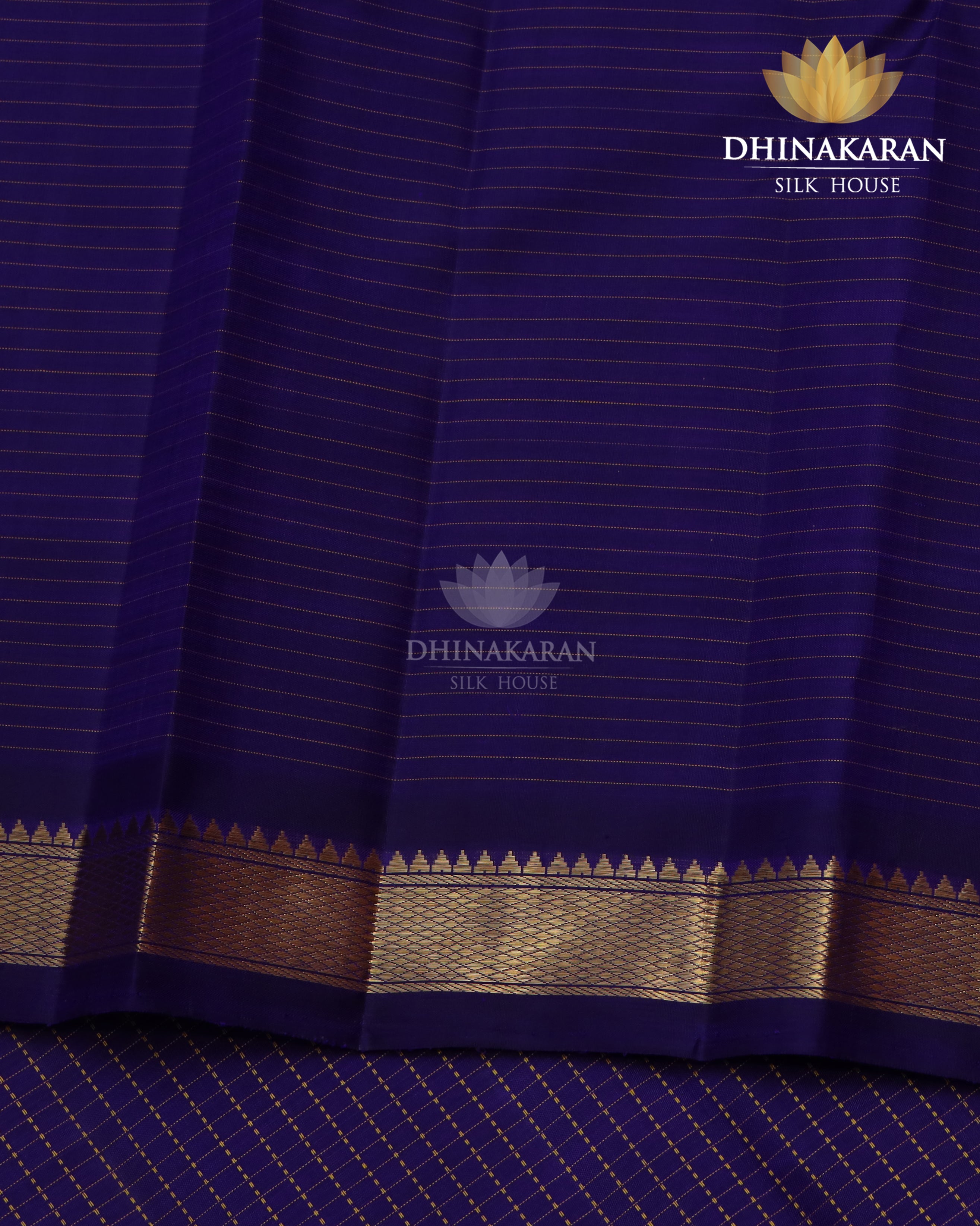Ink Blue Kanjivaram-sar2848