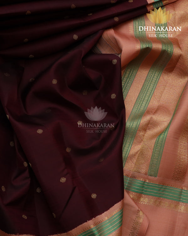Chocolate Brown Kanjivaram-sau4030
