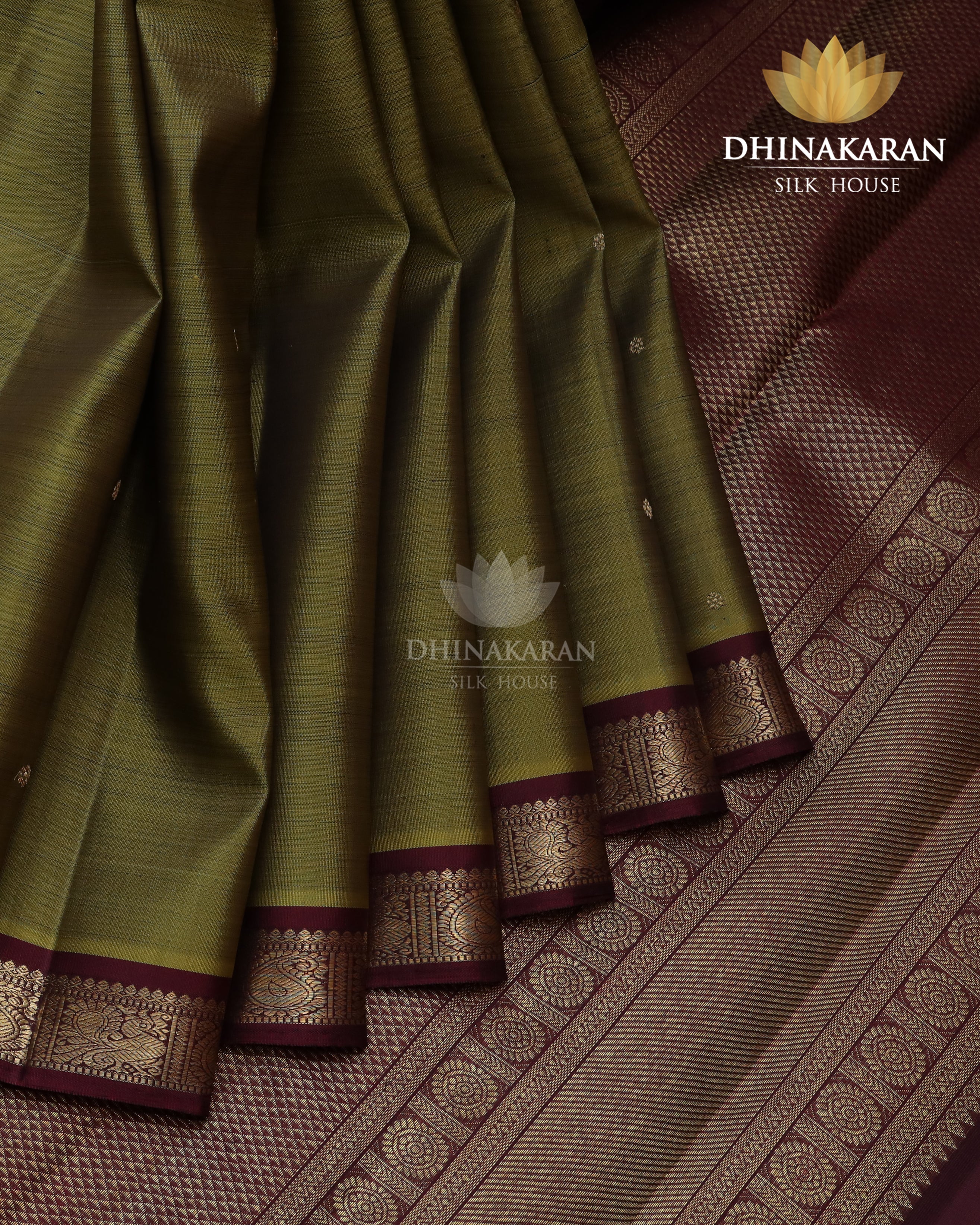 Mehandi Green Kanjivaram-sar2850