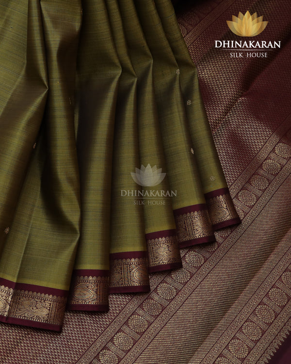 Mehandi Green Kanjivaram-sar2850