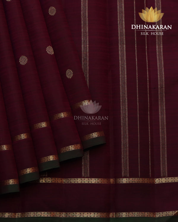 Wine Colour Kanjivaram-sar2844