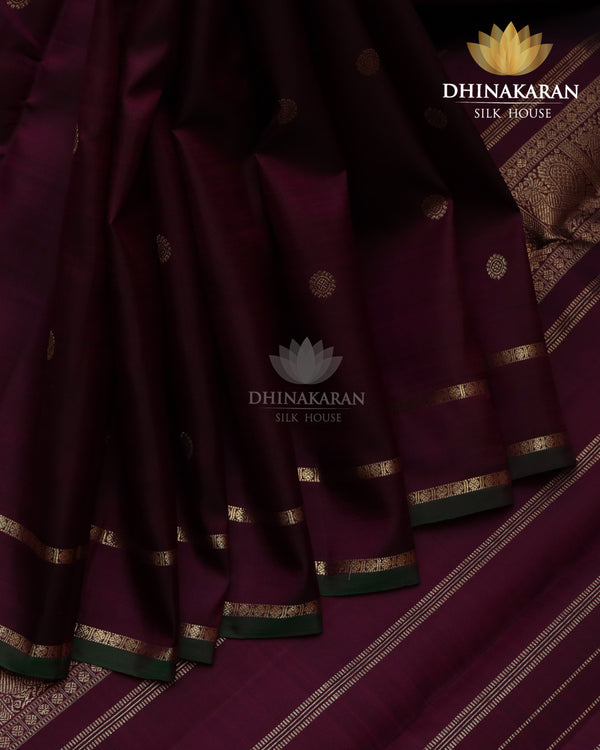 Wine Colour Kanjivaram-sar2844