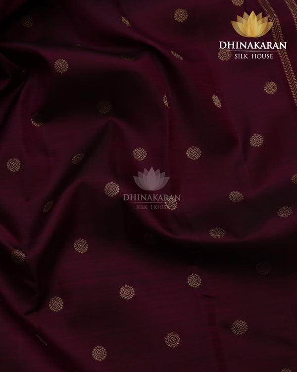 Wine Colour Kanjivaram-sar2844