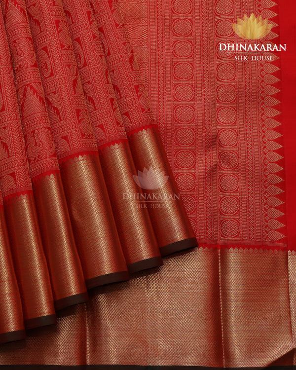 Red Brocade Kanjivaram-sv408