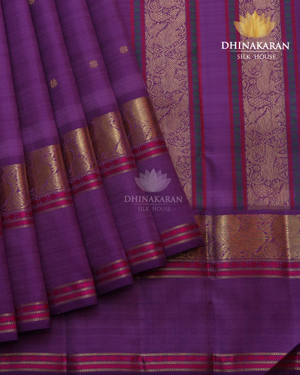 Lavender Kanjivaram-sau4046
