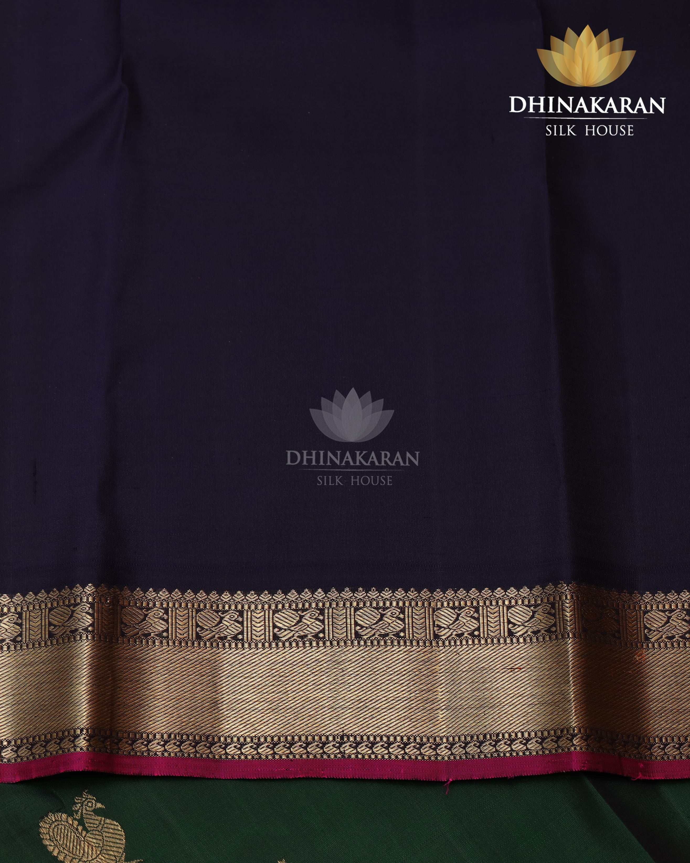 Bottle Green Kanjivaram-sau3042