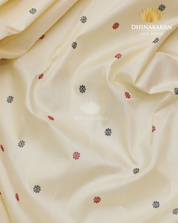 Silk On SIlk Butta Kanjivaram-sar2856