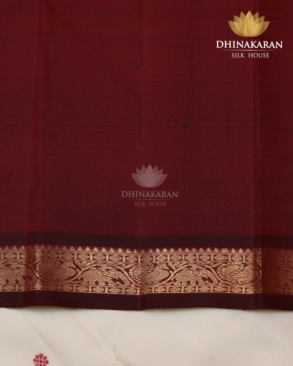 Silk On SIlk Butta Kanjivaram-sar2856