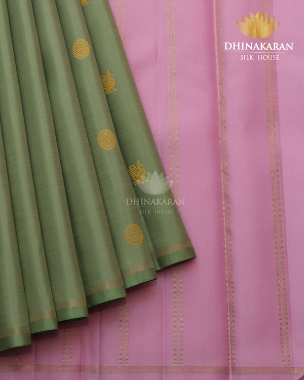 Pista Green Kanjivaram-sar2870
