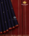 Navy Blue Borderless Kanjivaram-sar2872