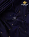 Navy Blue Borderless Kanjivaram-sar2872