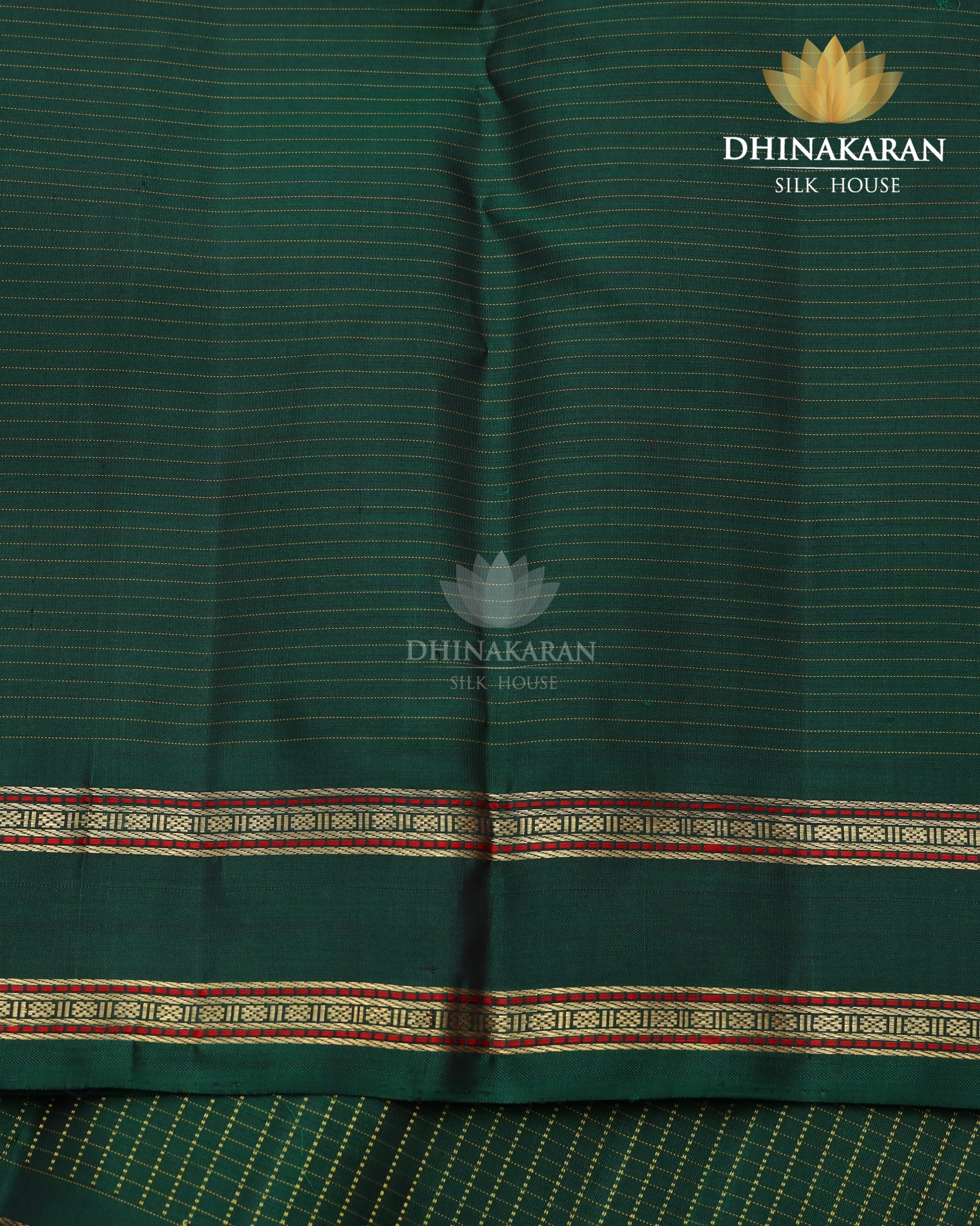 Bottle Green Kanjivaram-sar2882