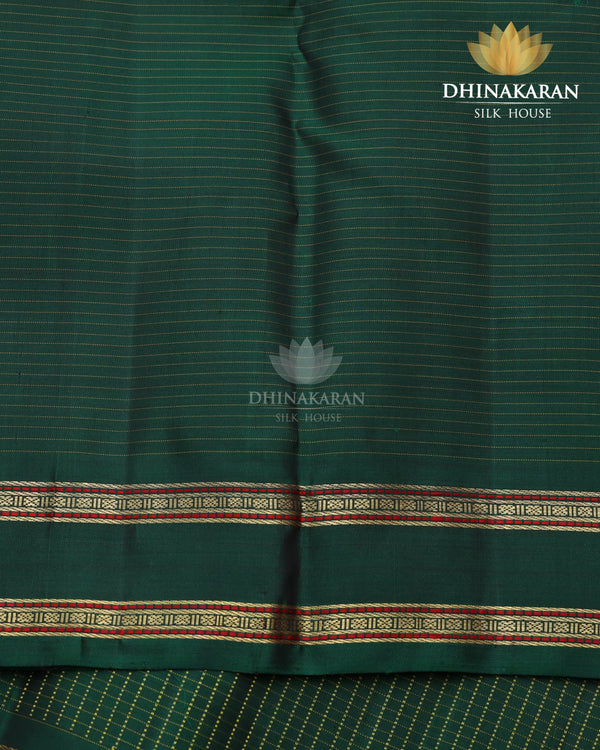 Bottle Green Kanjivaram-sar2882
