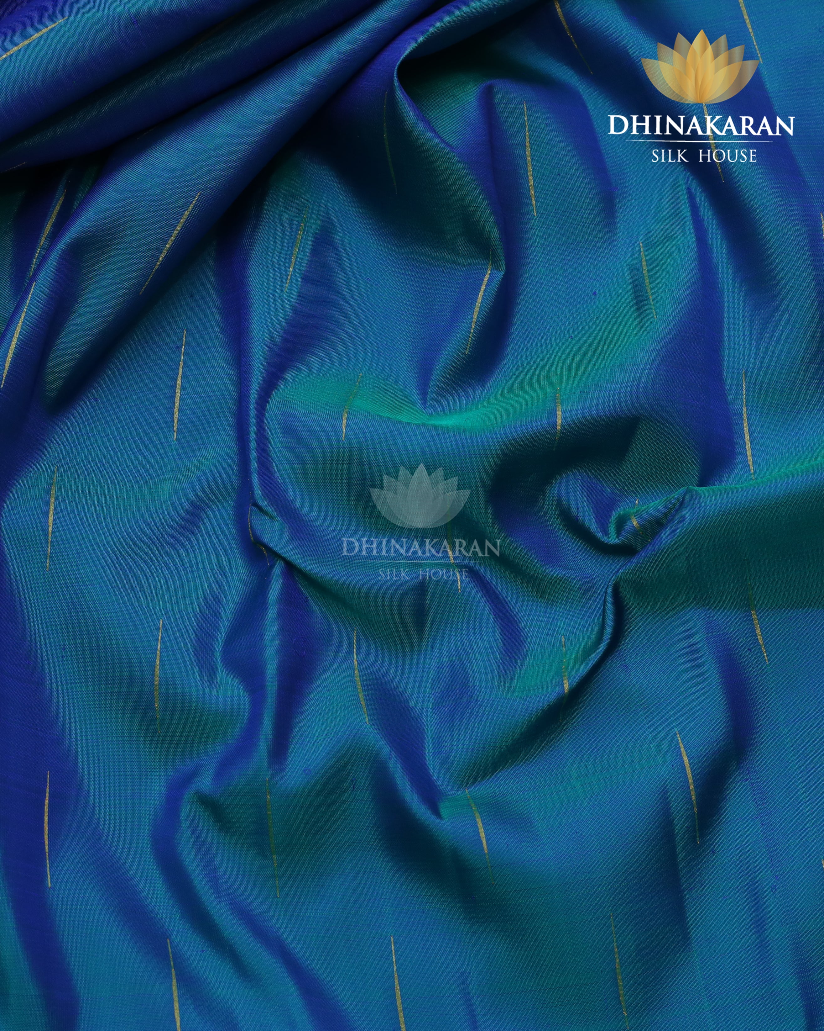 Peacock Colour Kanjivaram-sar2878