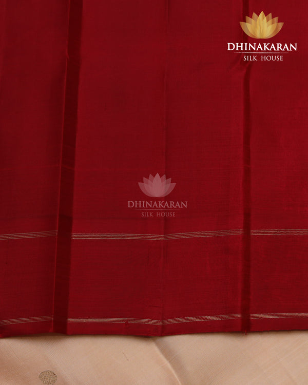 Beige Korvai Kanjivaram-sar2834