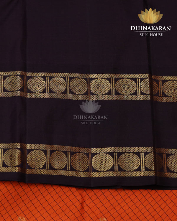 Burnt Orange Kanjivaram-sau2966