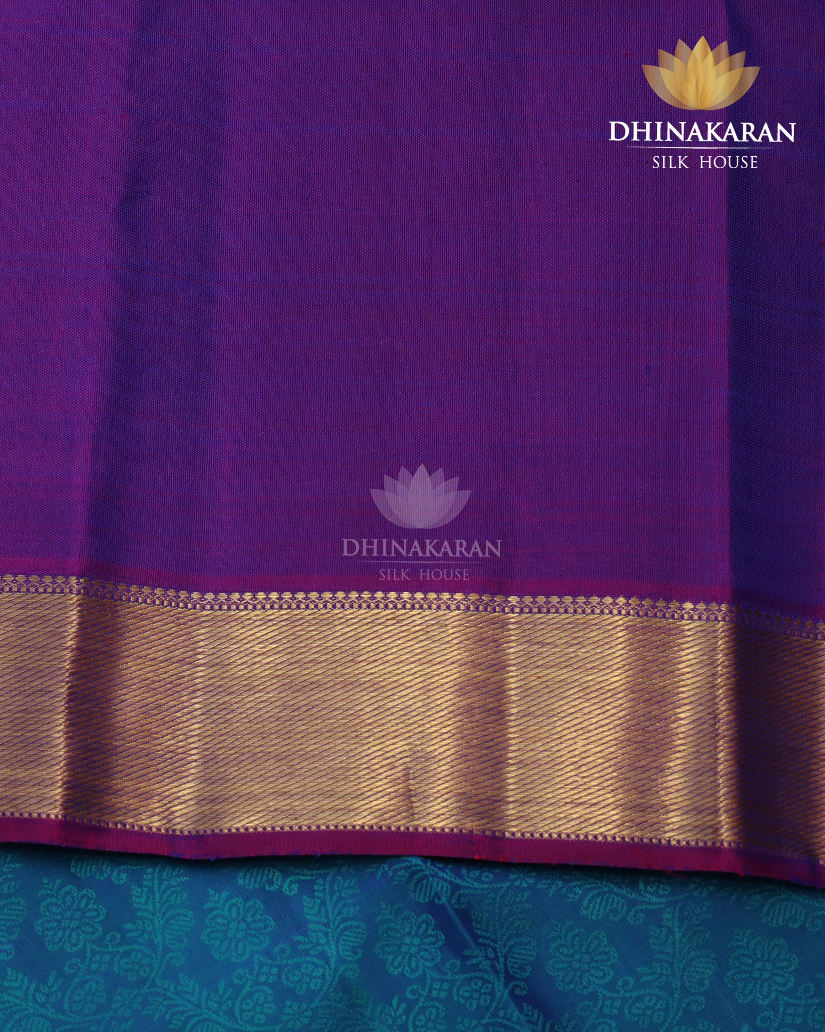 Peacock Colour Kanjivaram-sau3004