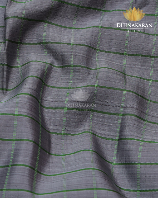 Grey Small Border Kanjivaram-sar2324
