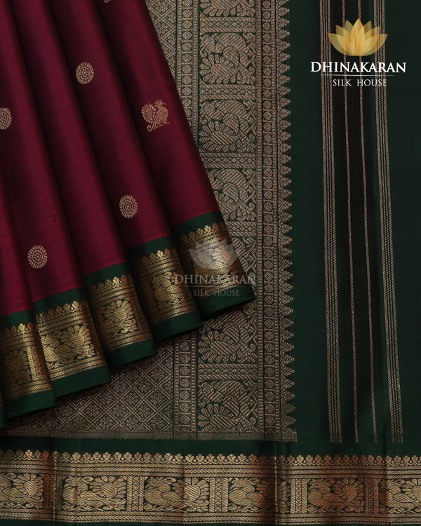 Wine colour Kanjivaram-sar2310
