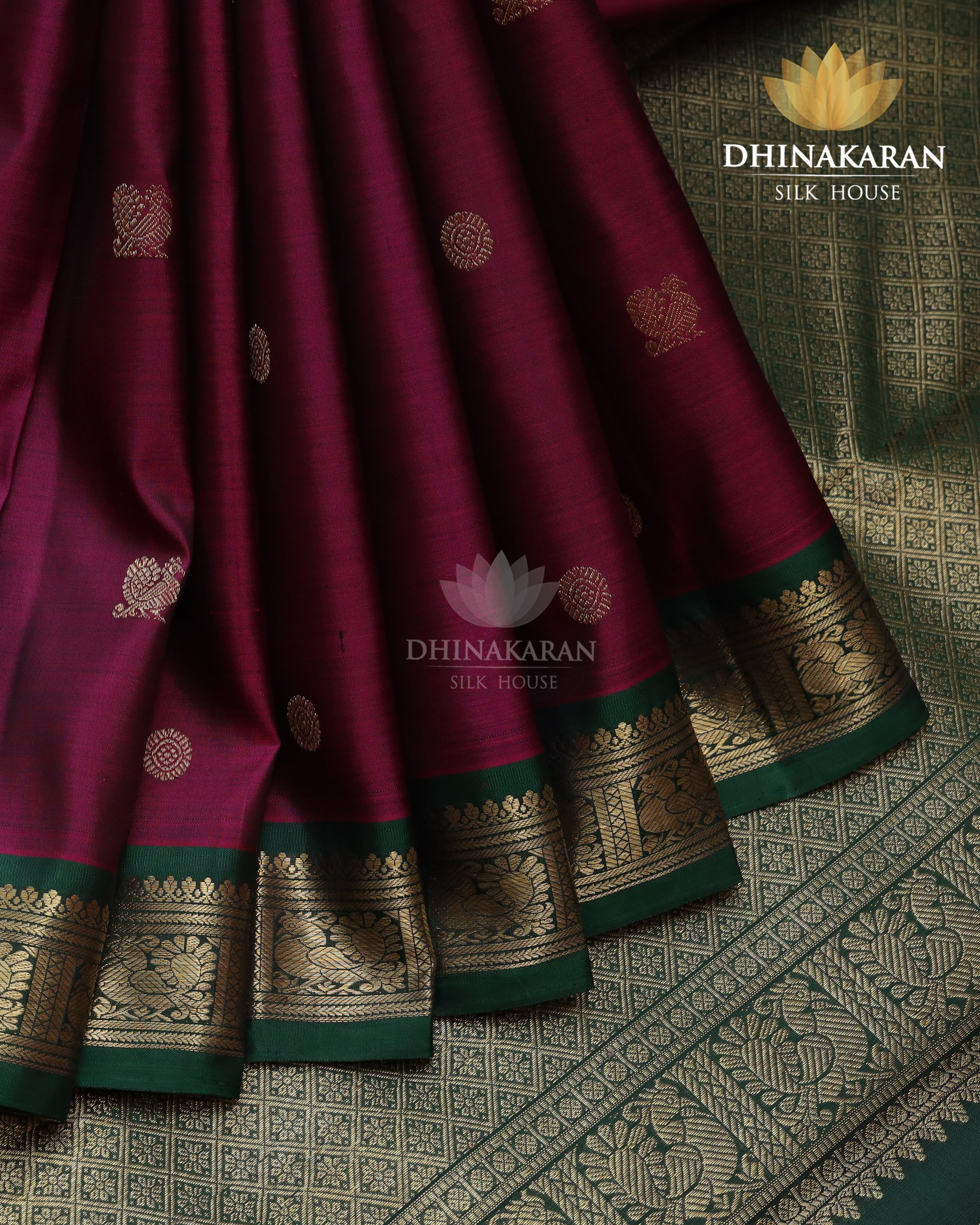 Wine colour Kanjivaram-sar2310