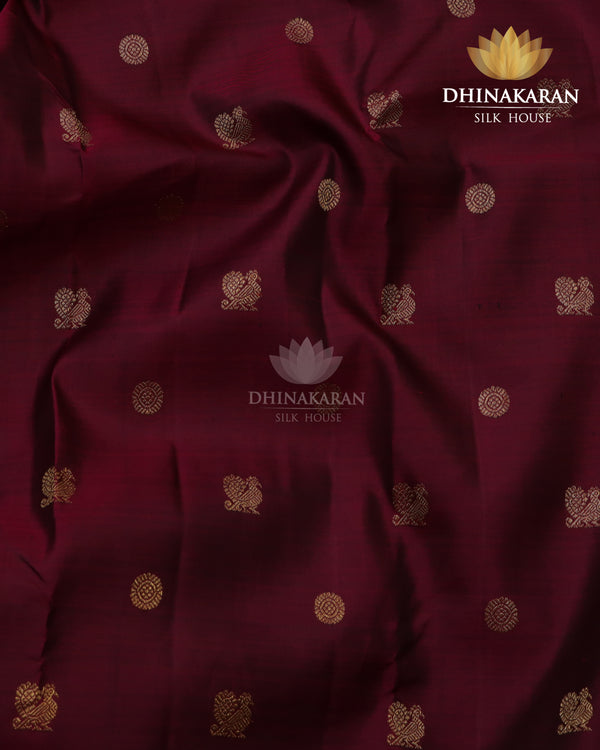 Wine colour Kanjivaram-sar2310
