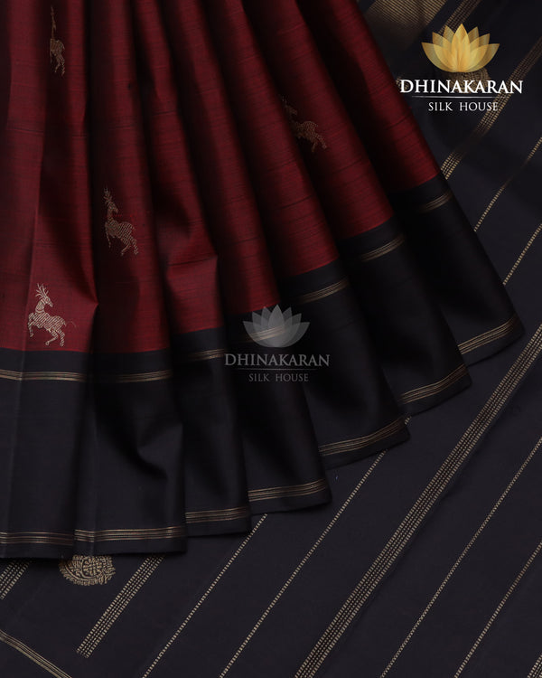 Ruby Red Kanjivaram-sar2338