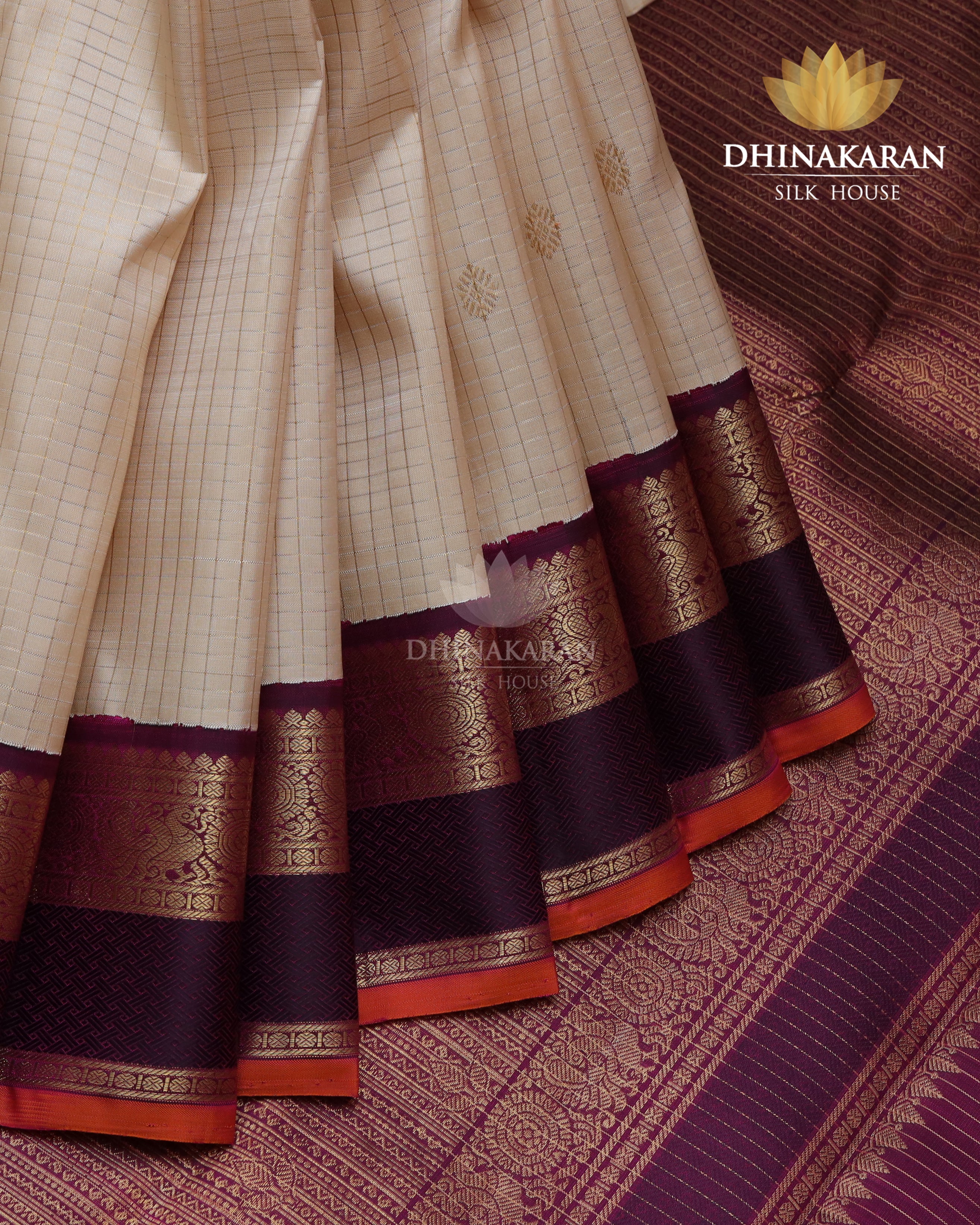 Beige Kanjivaram-sau3046