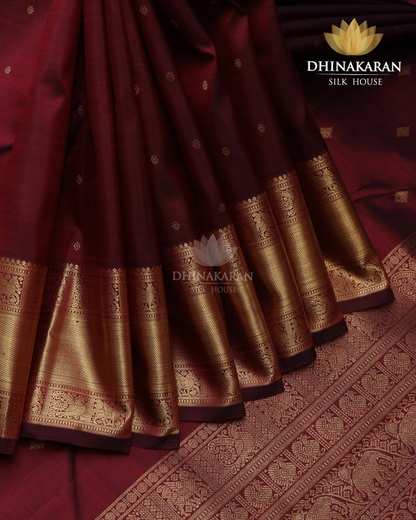 Deep Maroon Kanjivaram-sau3074