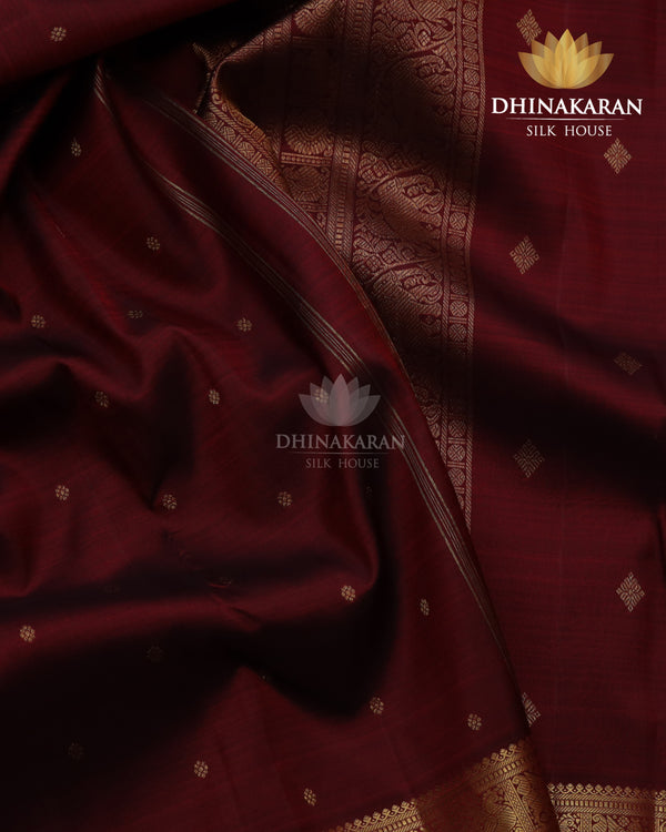 Deep Maroon Kanjivaram-sau3074