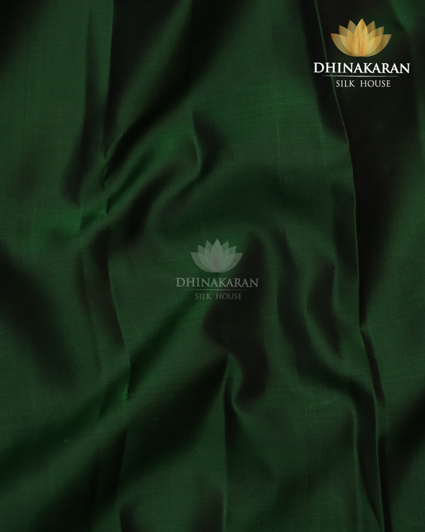 Bottle Green & Maroon Classic Kanjivaram-sar2332