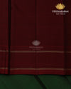 Bottle Green & Maroon Classic Kanjivaram-sar2332
