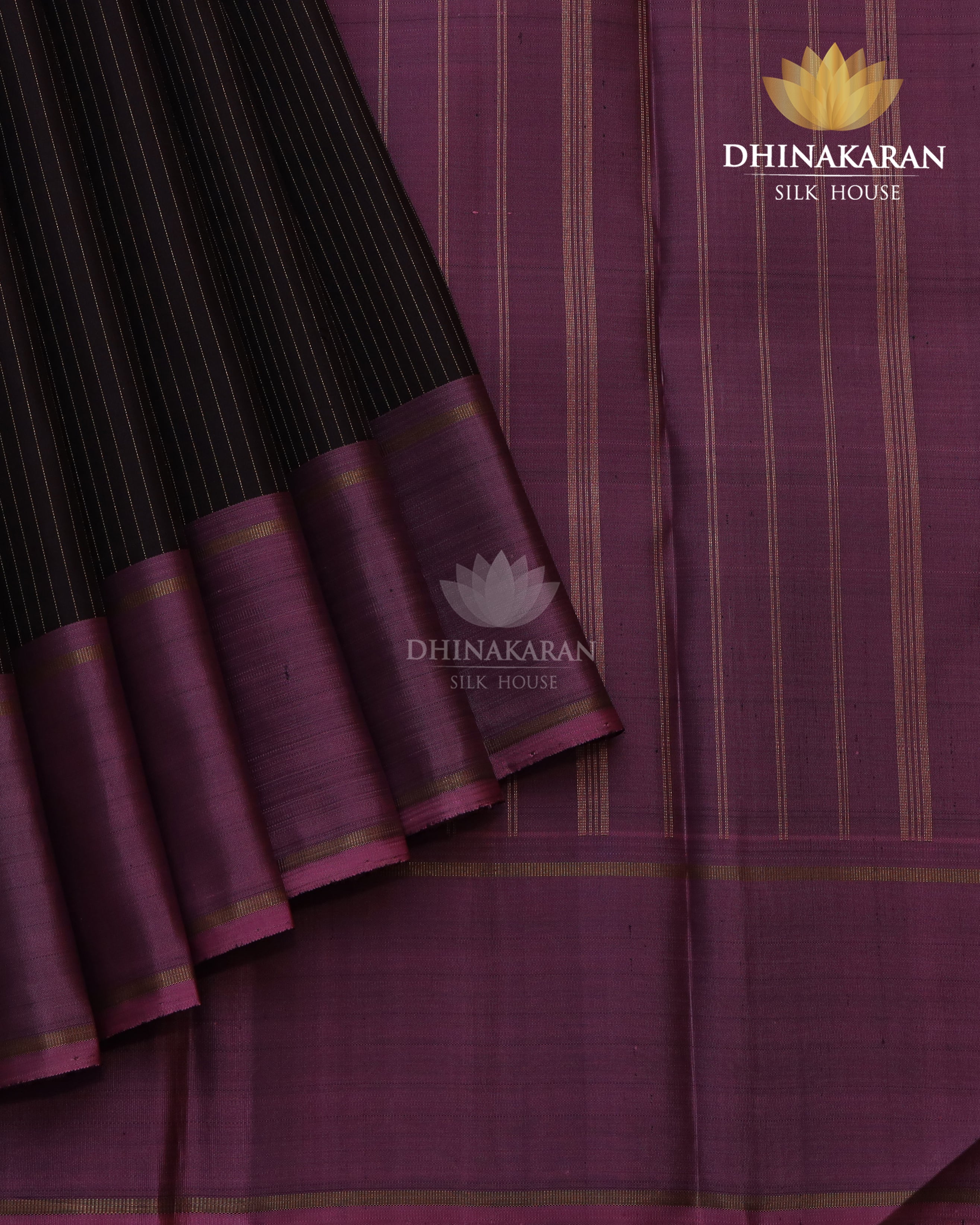Pinstripe Kanjivaram-sar2320