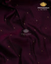 Wine Colour Butta Saree- sar2394