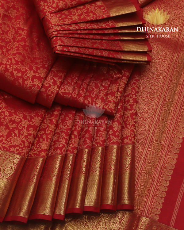 Bridal Red Kanjivaram-sv188