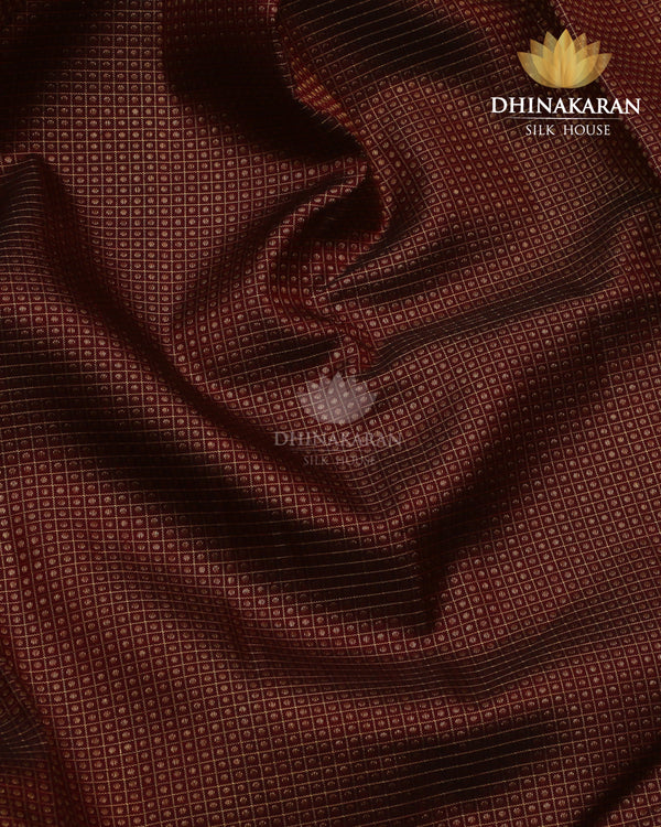 Deep Maroon Kanjivaram-sv192