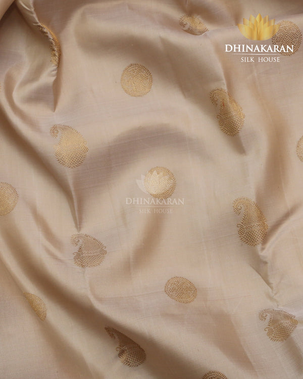 Beige Kanjivaram-sau1005