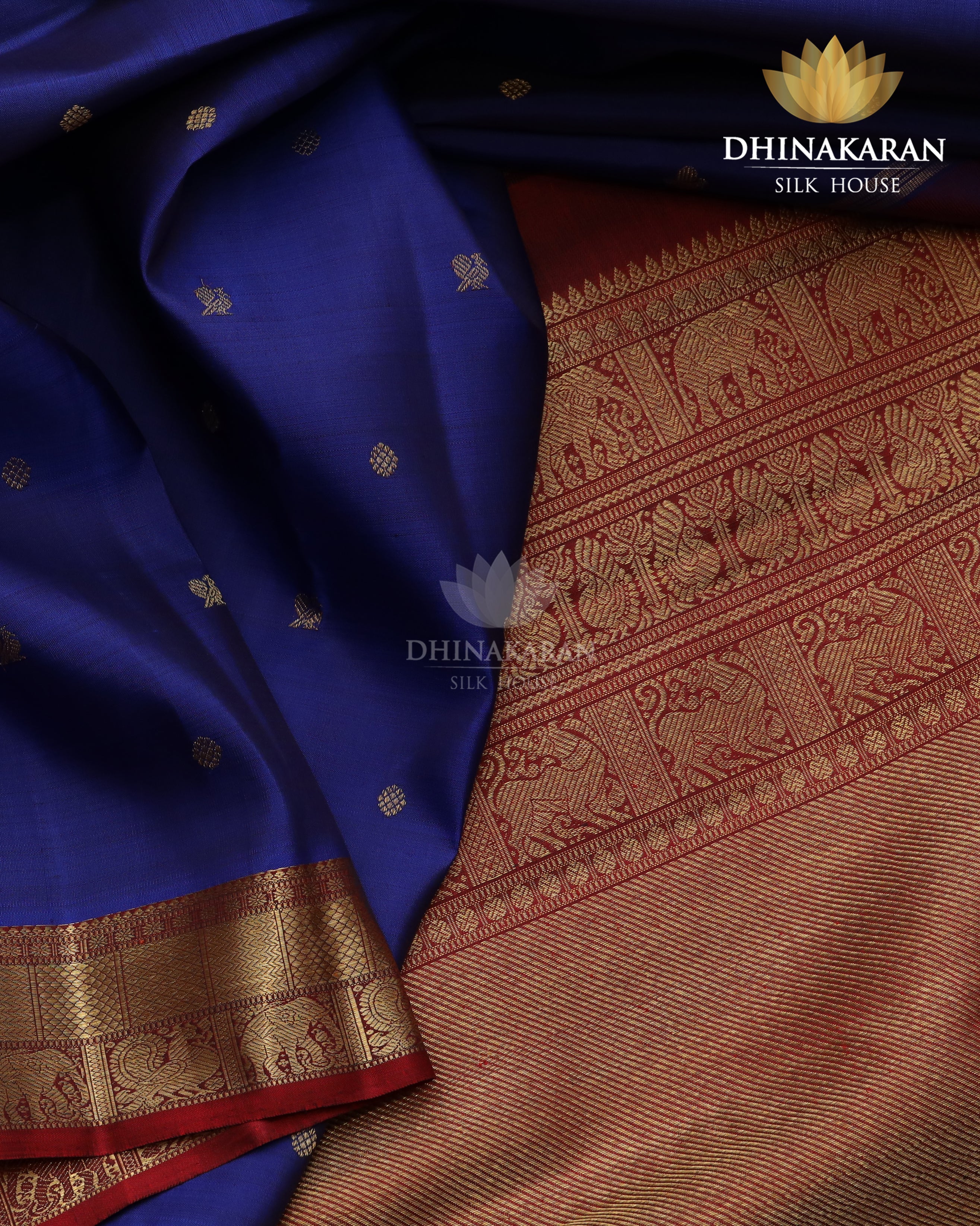 Midnight Blue Kanjivaram-sau4200