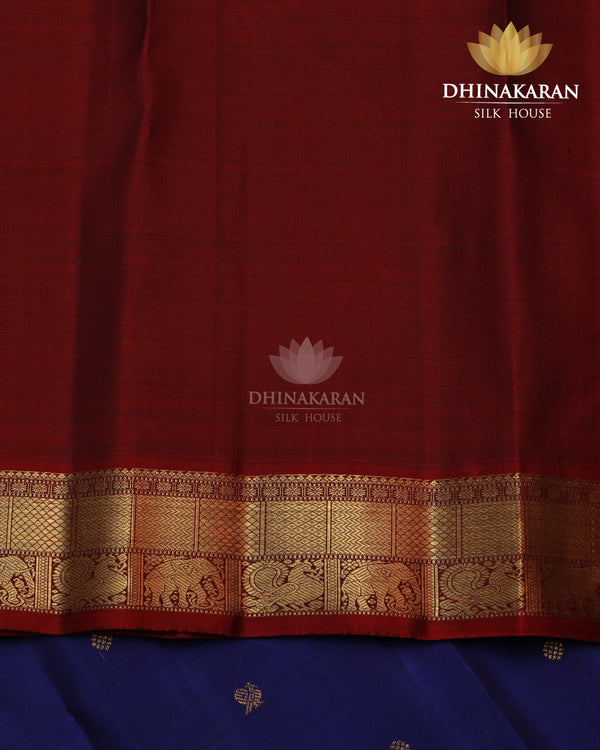 Midnight Blue Kanjivaram-sau4200