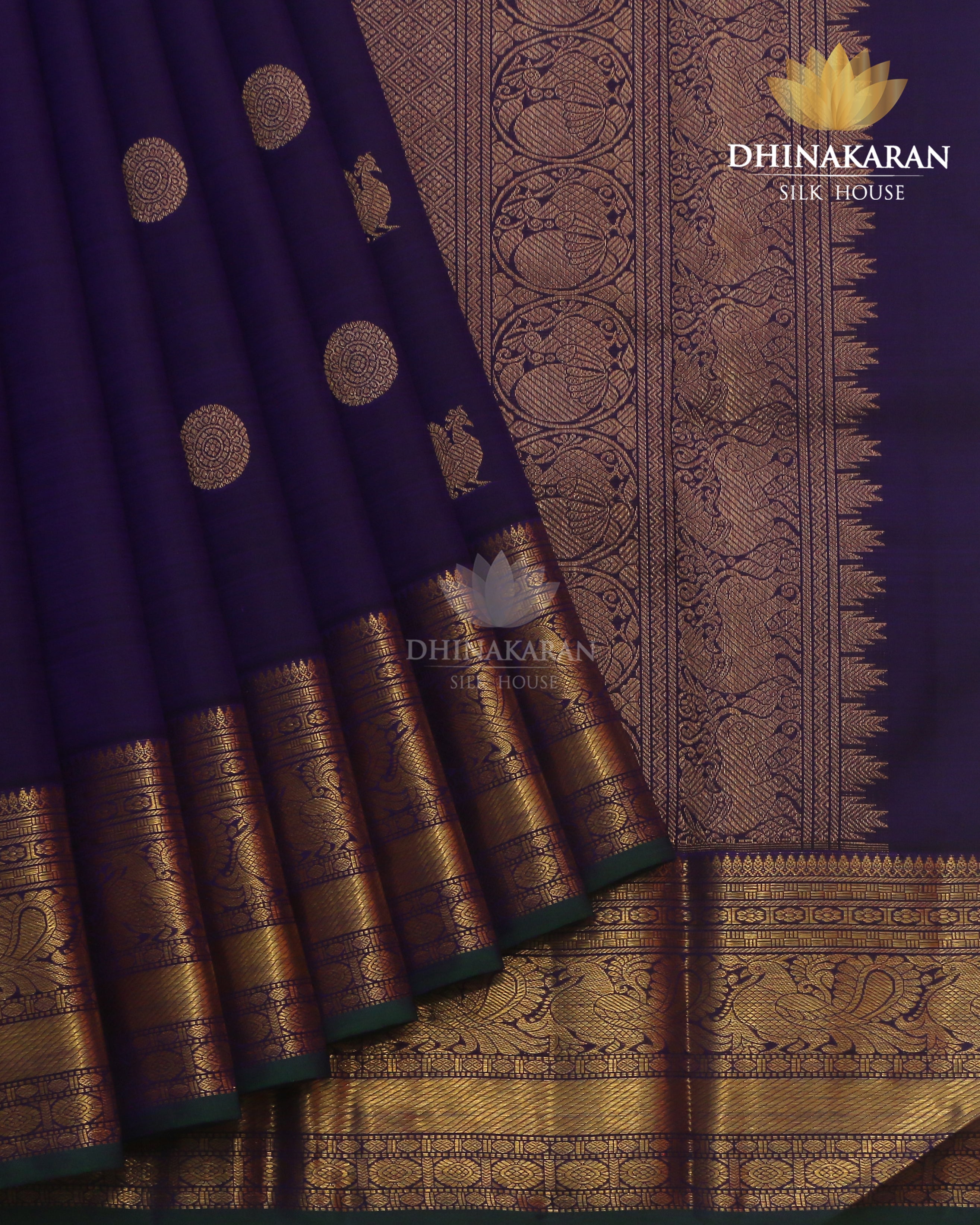 Bluish Purple Kanjivaram-sau1066